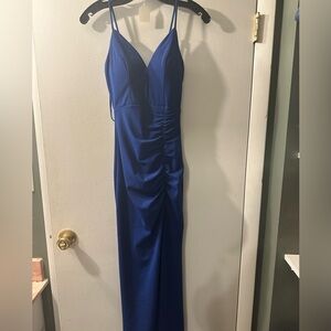 Prom Dress, Worn for Freshman + Sophomore Prom (twice) — Blue —Emerald Sundae